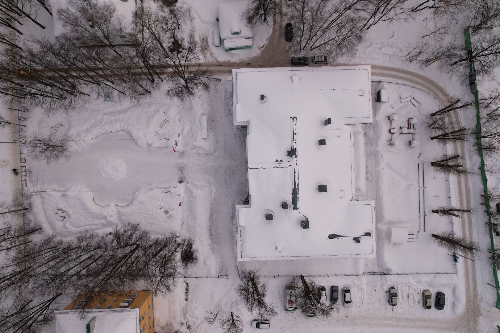 видео с коптера, культура, пушкино,