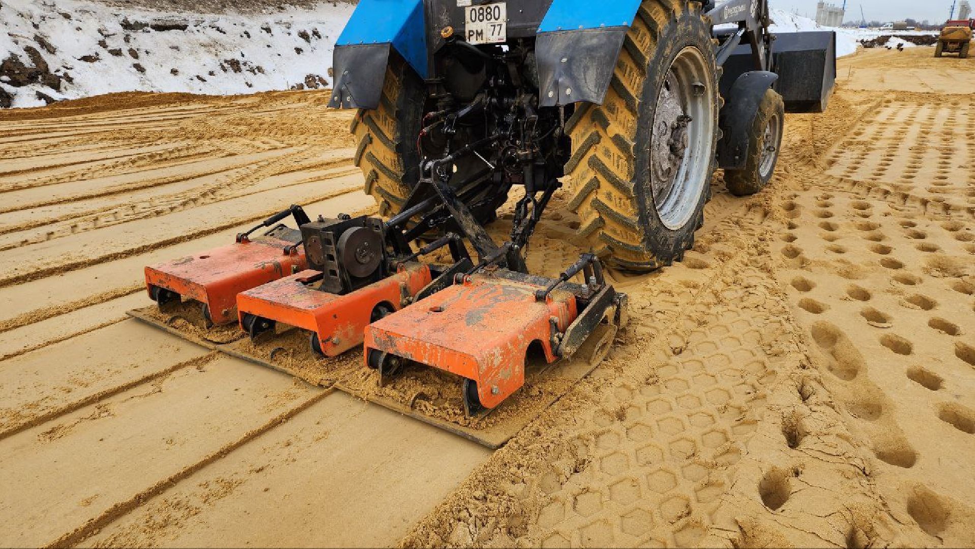 поселок Октябрьский, строители, Безопасные качественные дороги,