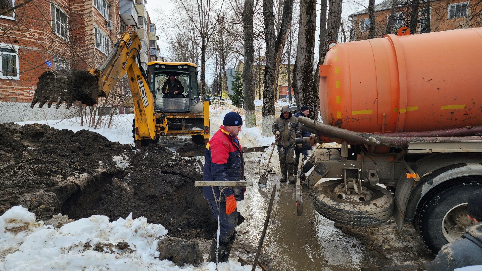 кашира, жкх, авария, холодная вода, хвс, советский проспект, водоканал,