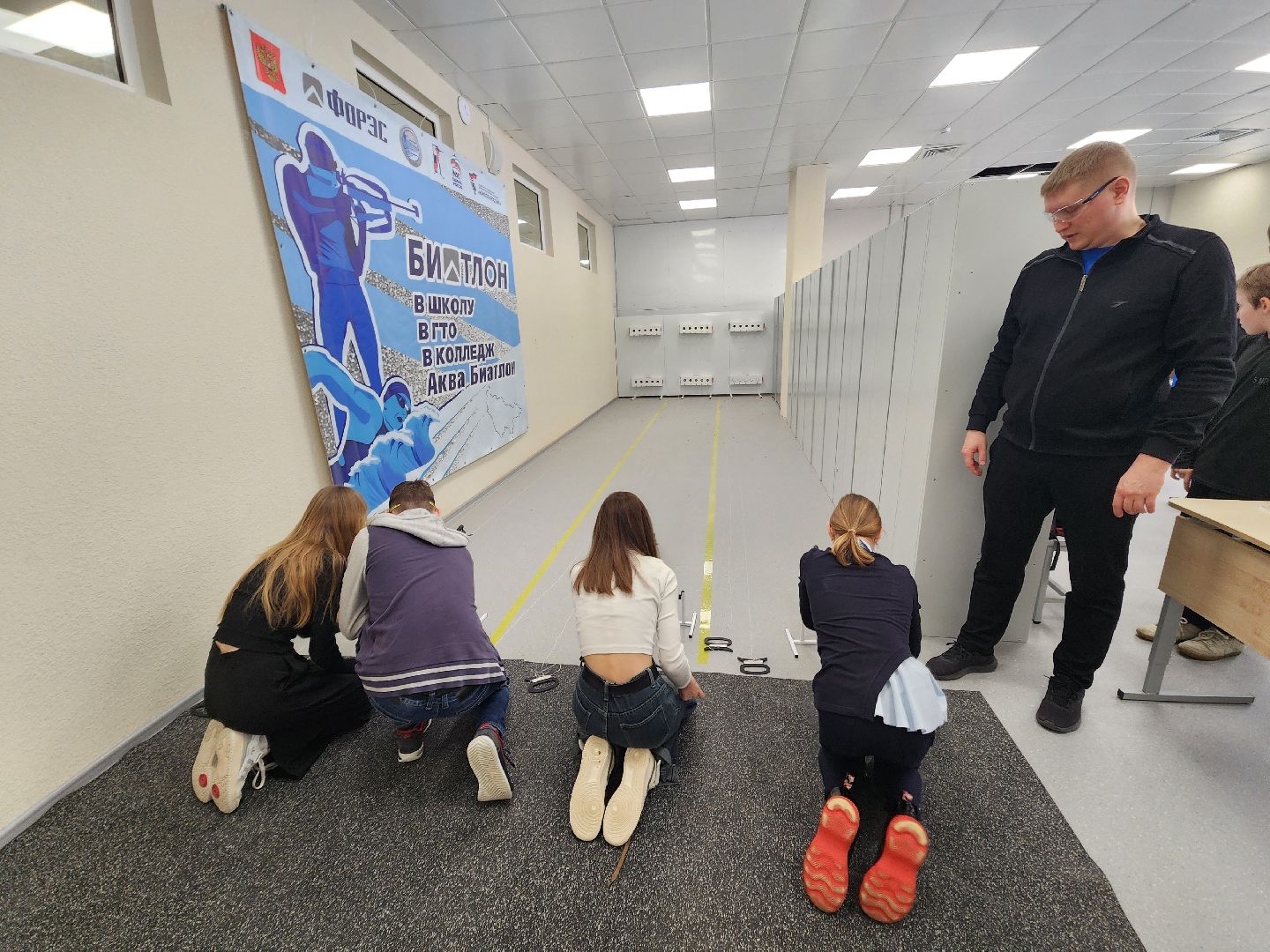 стрельба, биатлон, школы, точка роста,