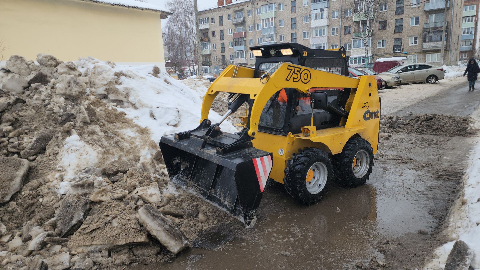 гололед, гололедица, шатура, жкх и благоустройство, жкх подмосковье, дороги подмосковья, дворы, уборка снега и наледи,