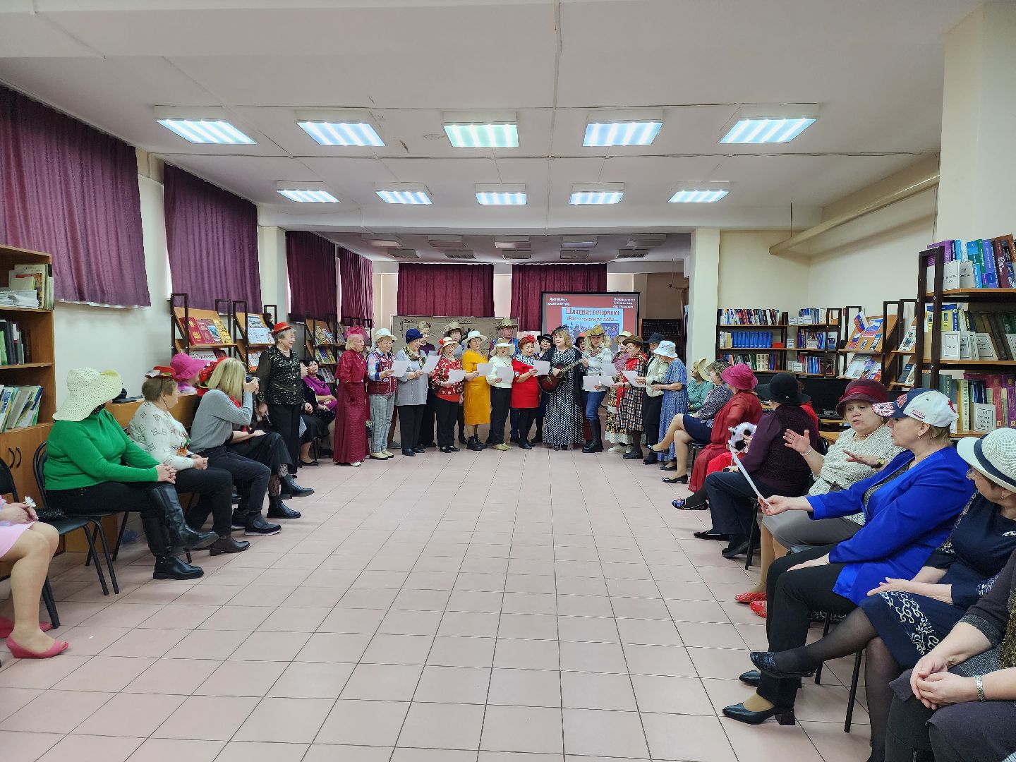 активное долголетие, ногинск, библиотека, пенсионеры,