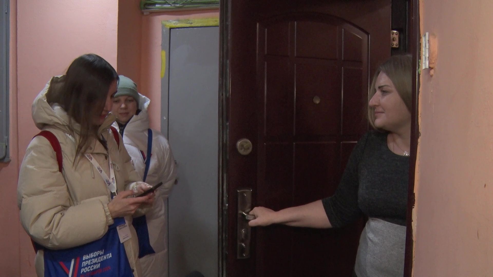 ленинский городской округ, Видное, информаторы, УИК, выборы президента, обход, обход квартир, буклеты,