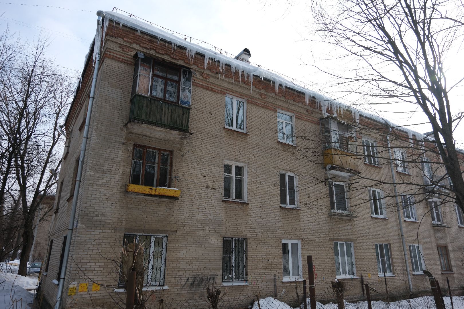 лыткарино, общество, выездная администрация, наледь на крыше,