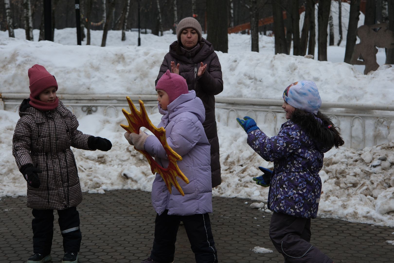 лыткарино, парк, весна, дети,