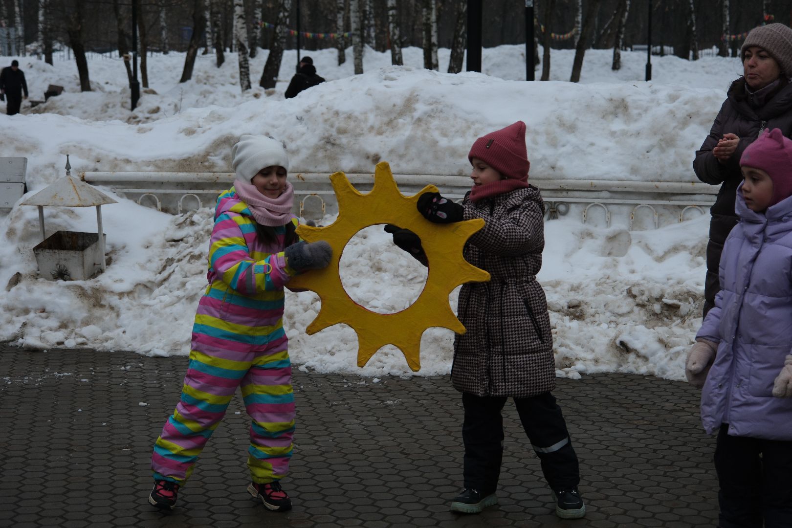 лыткарино, парк, весна, дети,