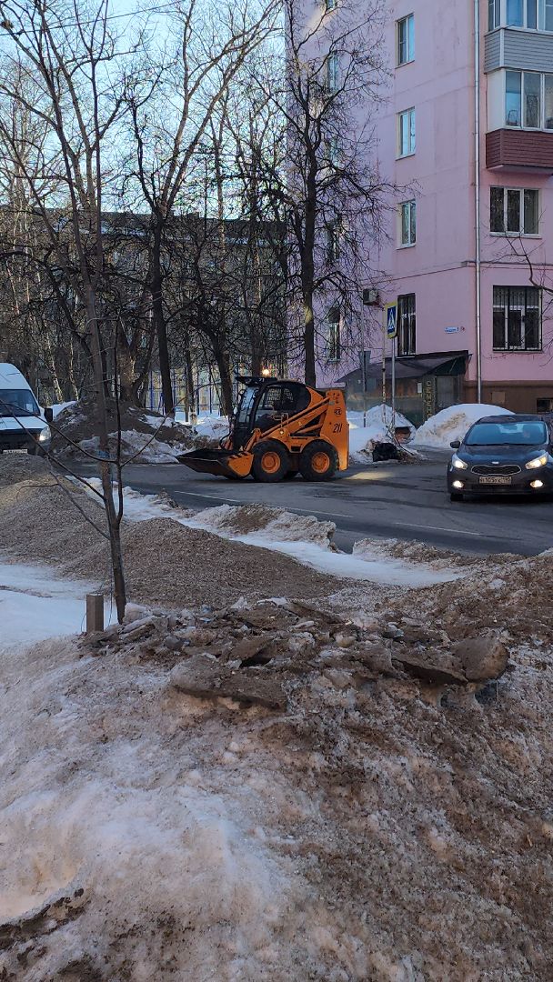 выездная администрация, уборка снега и наледи, Павел Соболев, Альберт Шагизиганов, борис аубакиров, ук наукоград,
