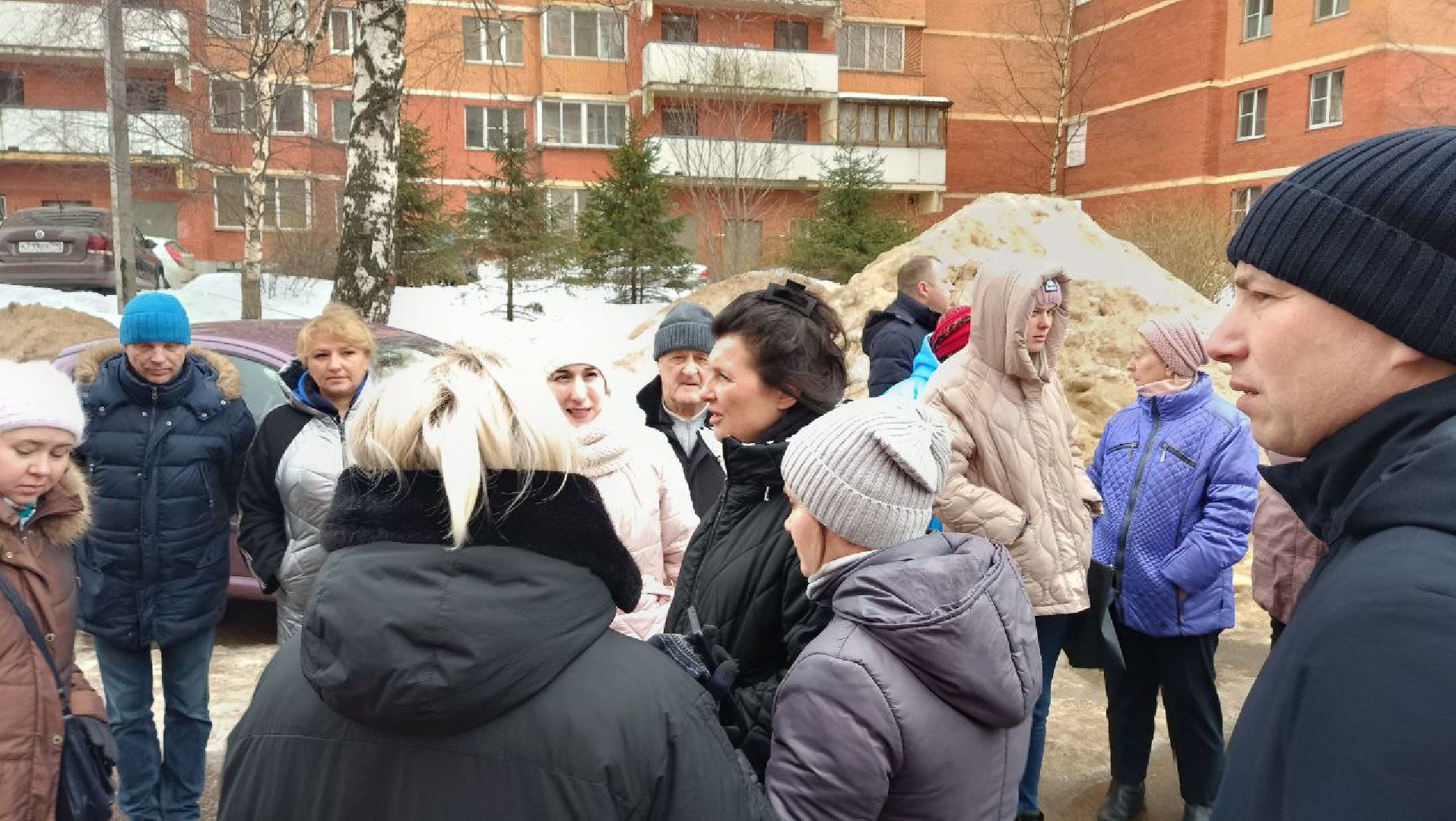 Снег, парковки, лобня,