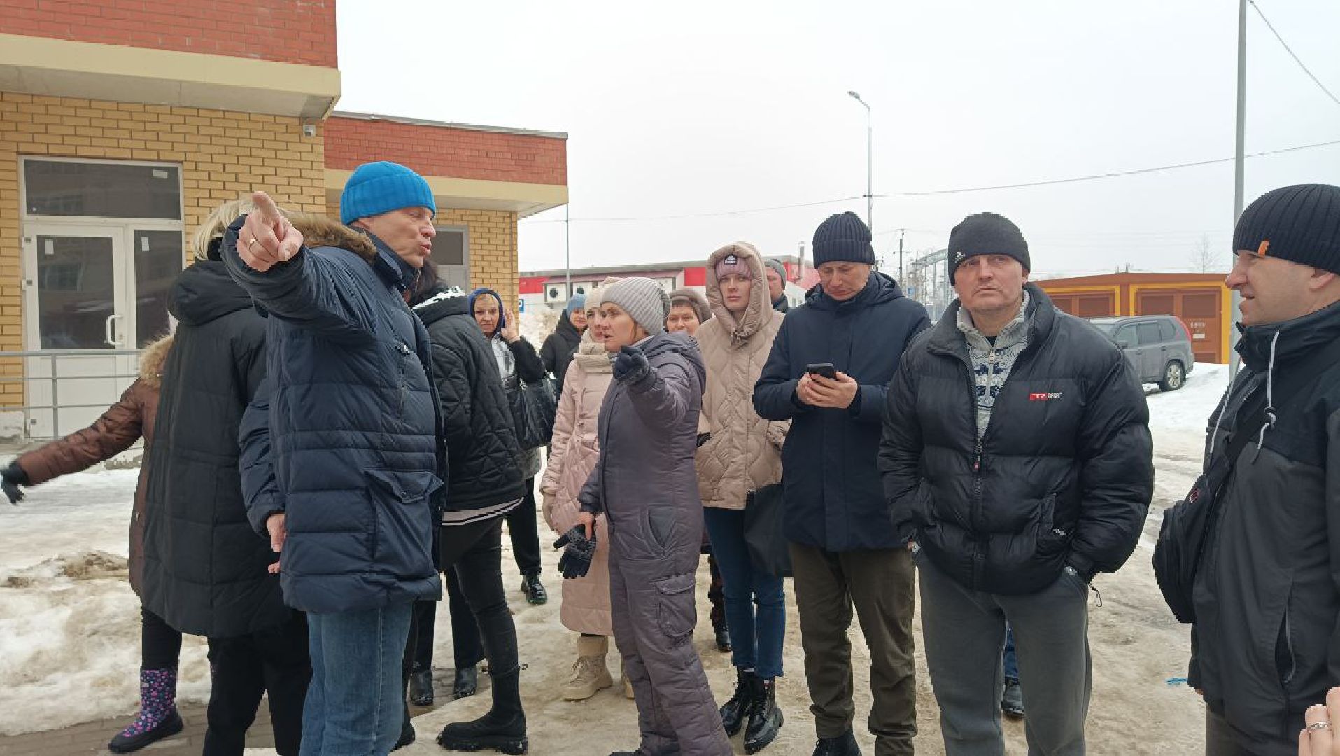 Снег, парковки, лобня,