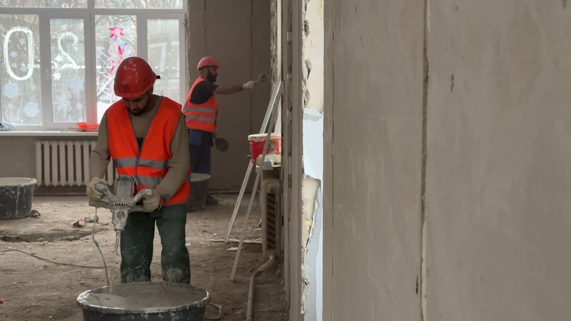 Реутов, образование, ремонт, детский сад, стены, грунтовка, шпатлевка,