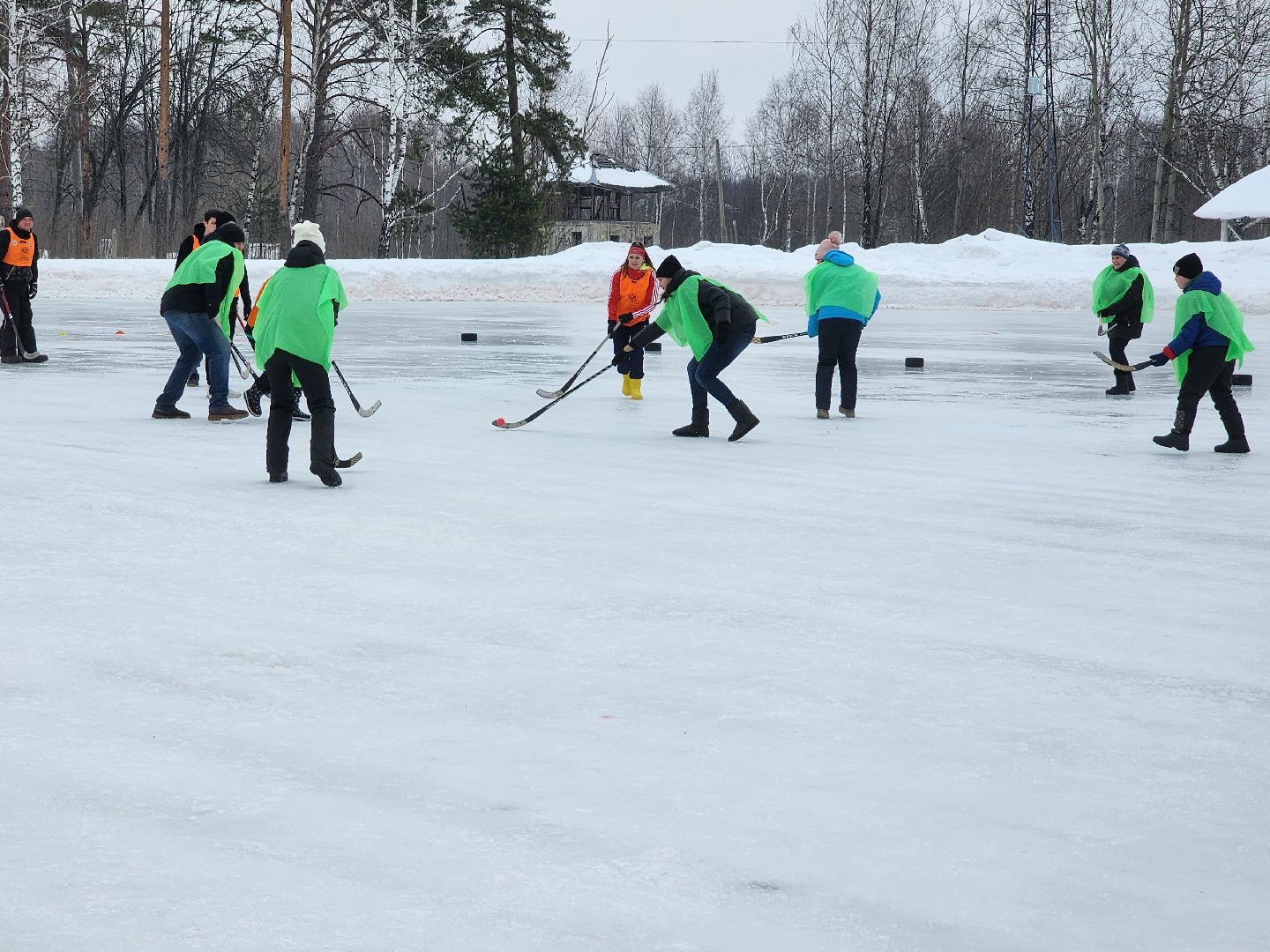 профсоюз, орехово-зуевский округ, хоккей в валенках,
