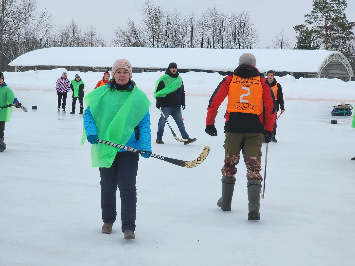 профсоюз, орехово-зуевский округ, хоккей в валенках,