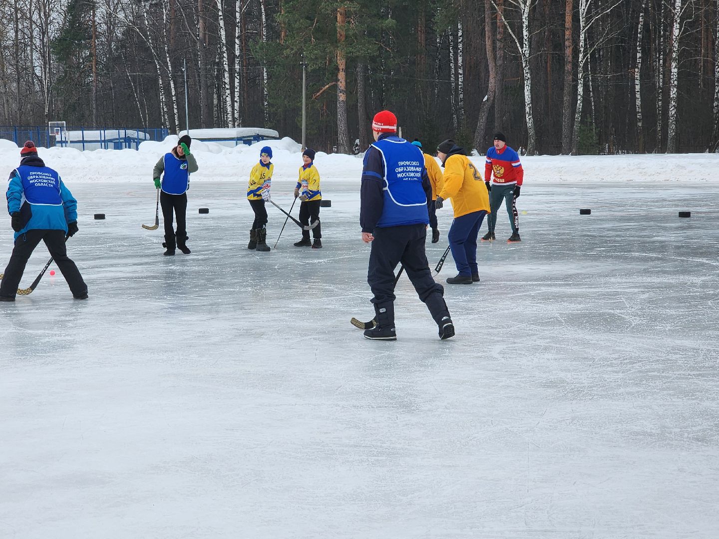 профсоюз, орехово-зуевский округ, хоккей в валенках,