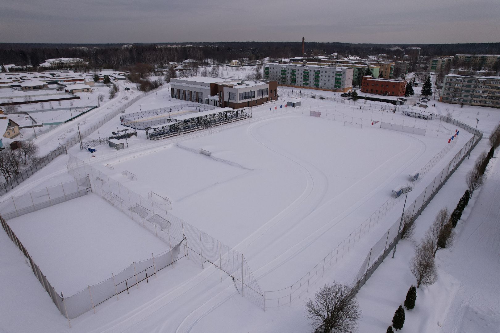 видео с коптера, физкультура, спорт, марфино,