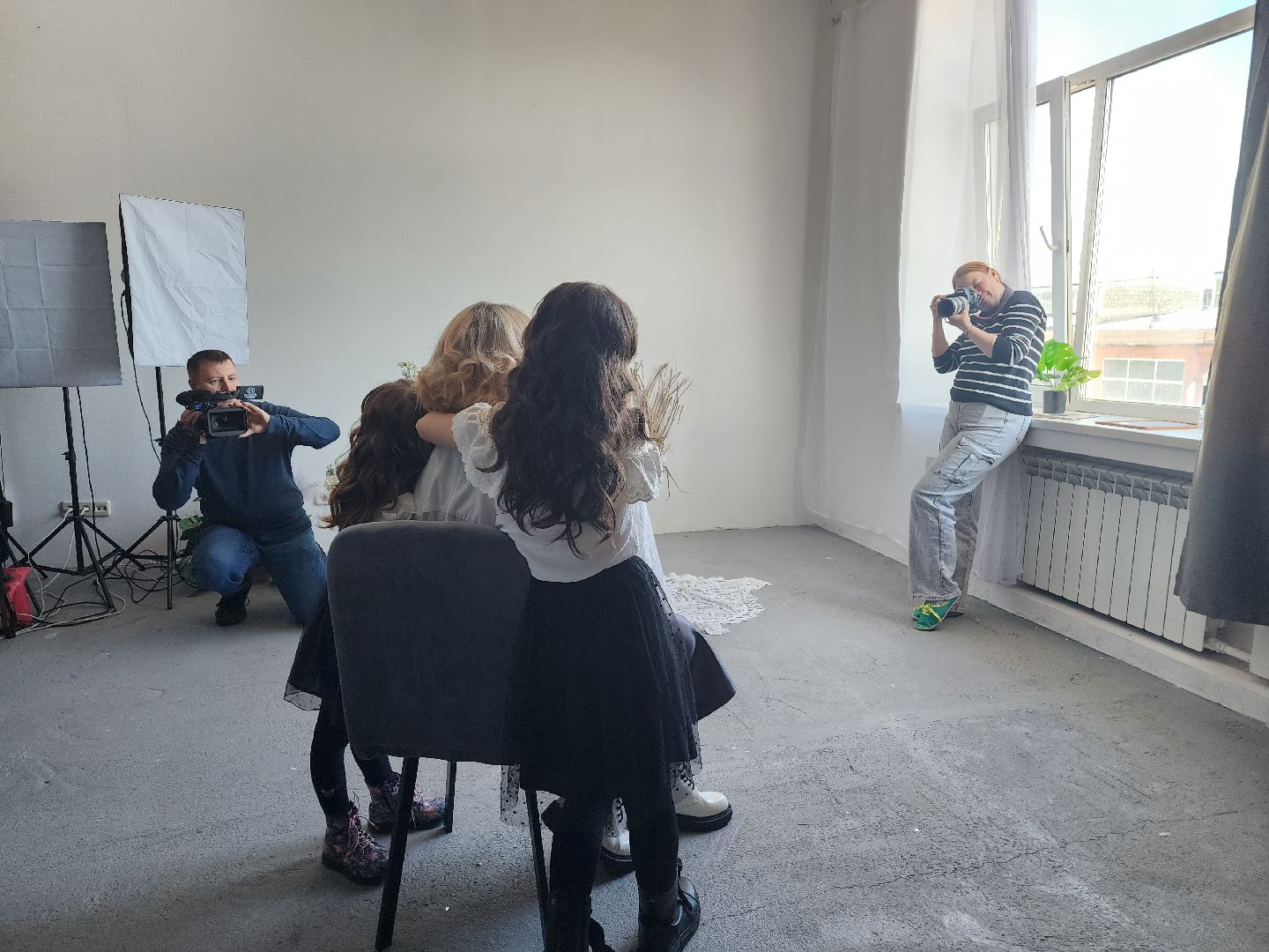 пушкино, сво, жены участников сво, фотосессия, мамы, дети,
