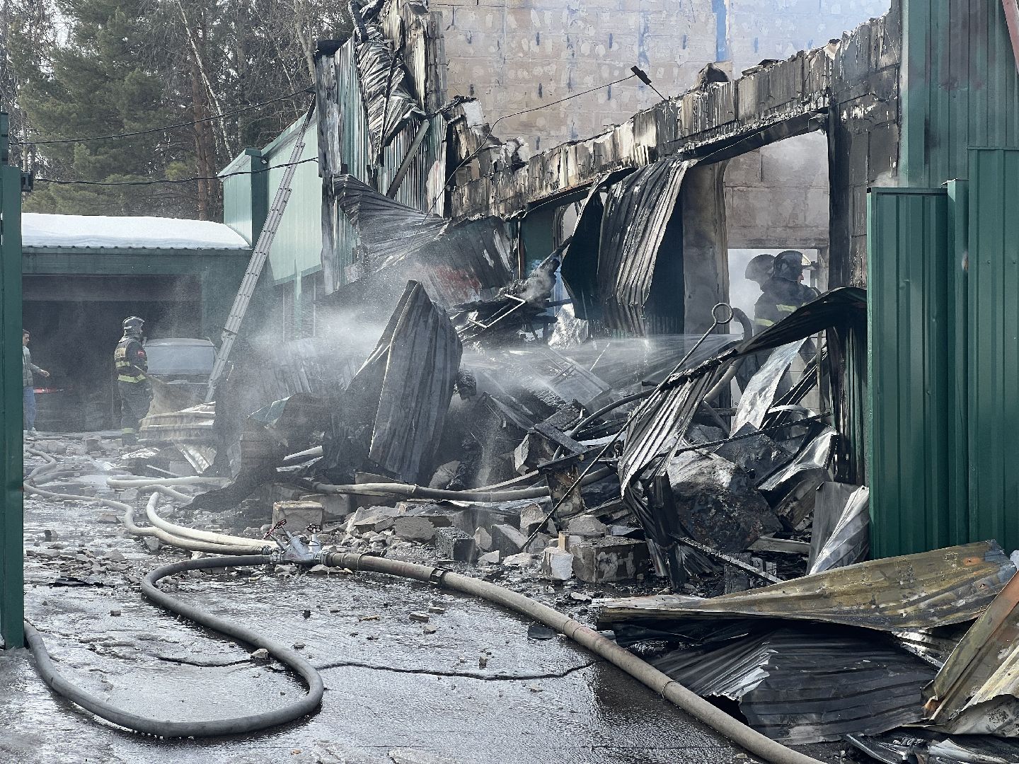 химки, чп, пожар, автосервис,