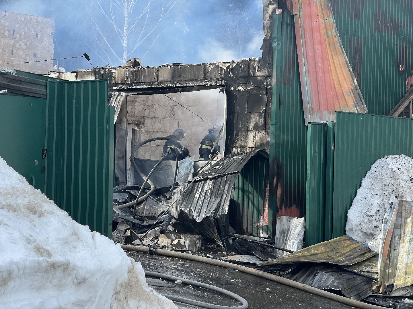 химки, чп, пожар, автосервис,