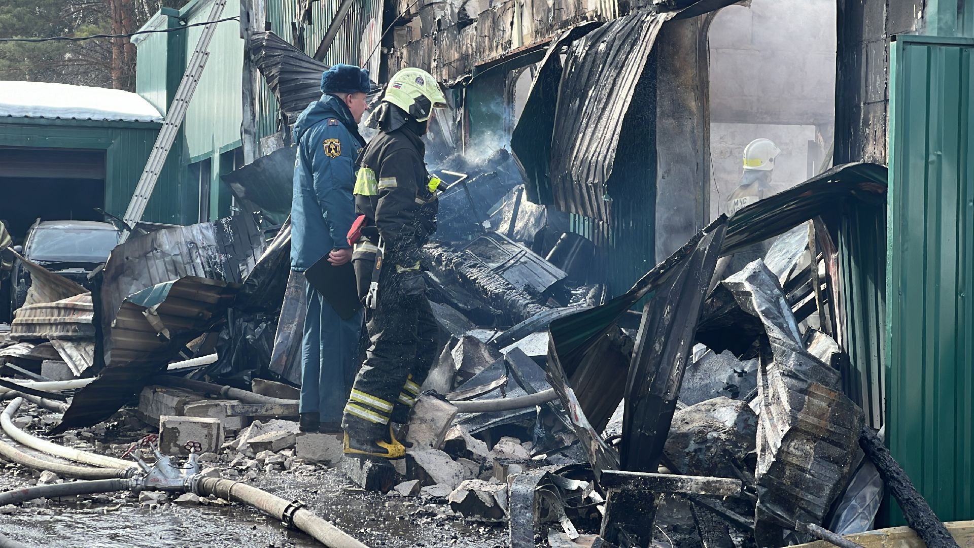 химки, чп, пожар, автосервис,