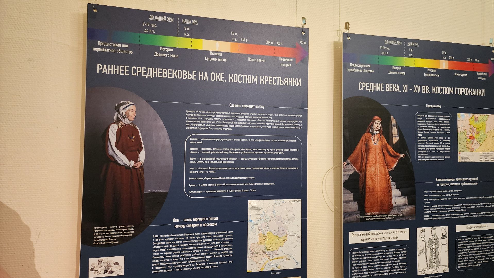 кашира, краеведческий музей, среднее поочье, каменный век, эволюция моды, выставка, народный костюм, реконструкция,