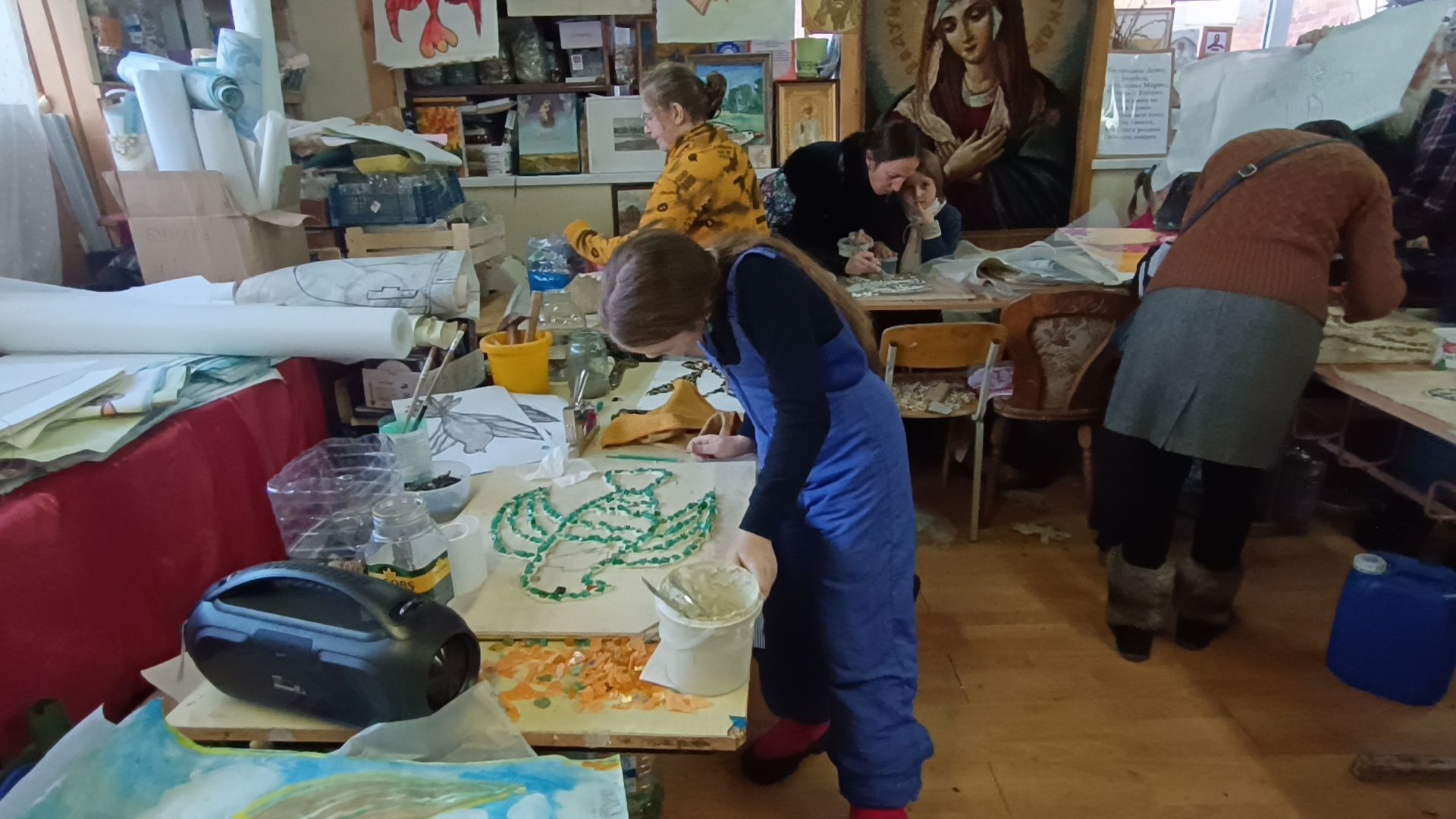 храм, беслан, лобня, детская школа мозаики,