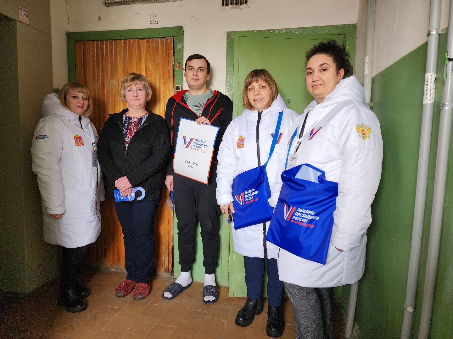 пушкино, выборы президента 2024, избиратели, уик, обход квартир,