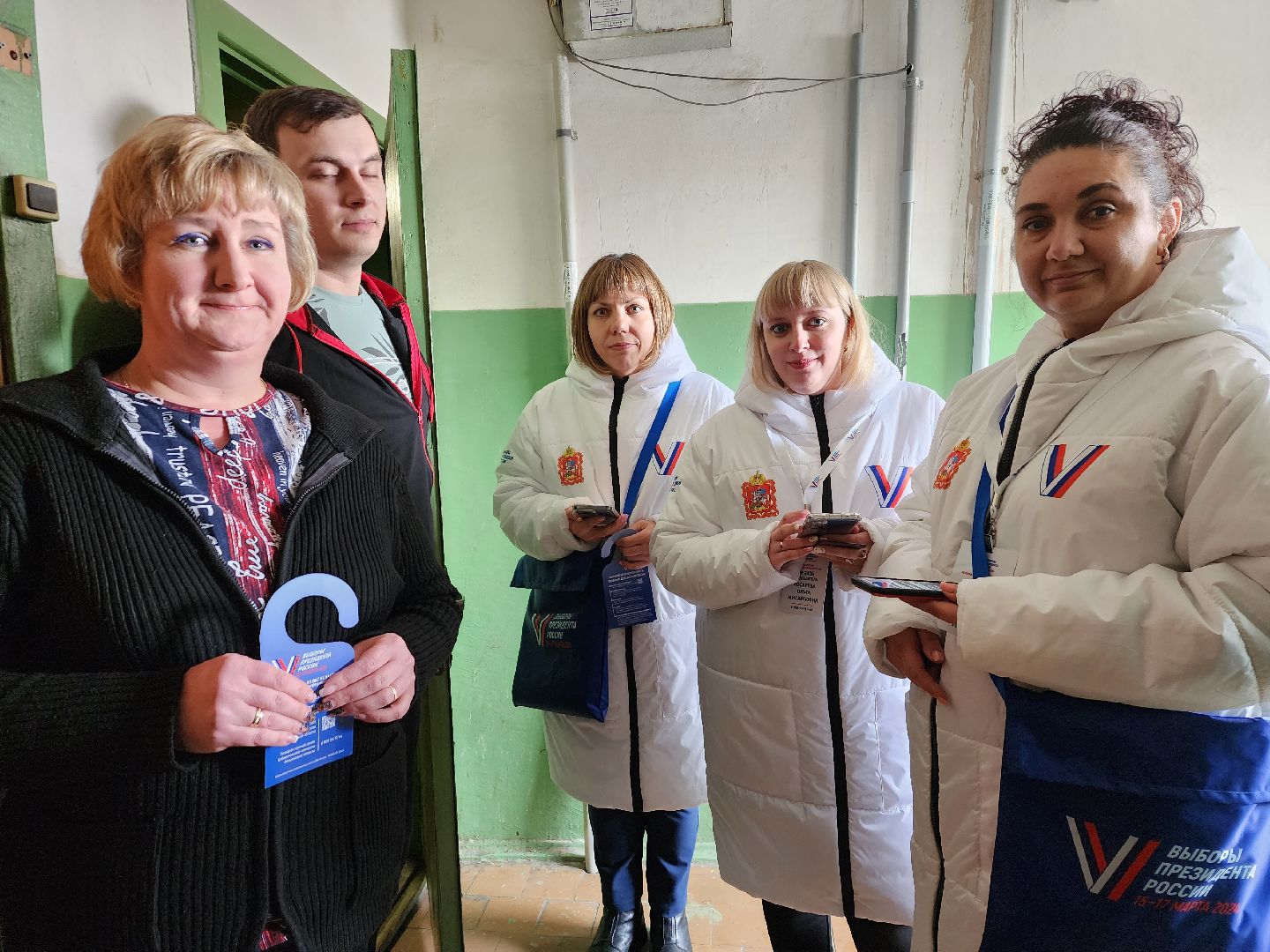 пушкино, выборы президента 2024, избиратели, уик, обход квартир,