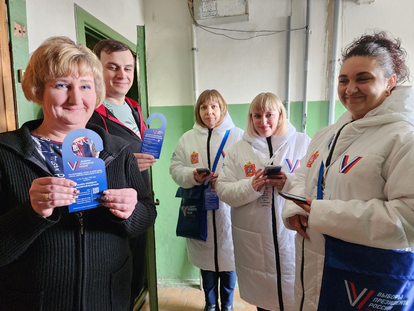 пушкино, выборы президента 2024, избиратели, уик, обход квартир,