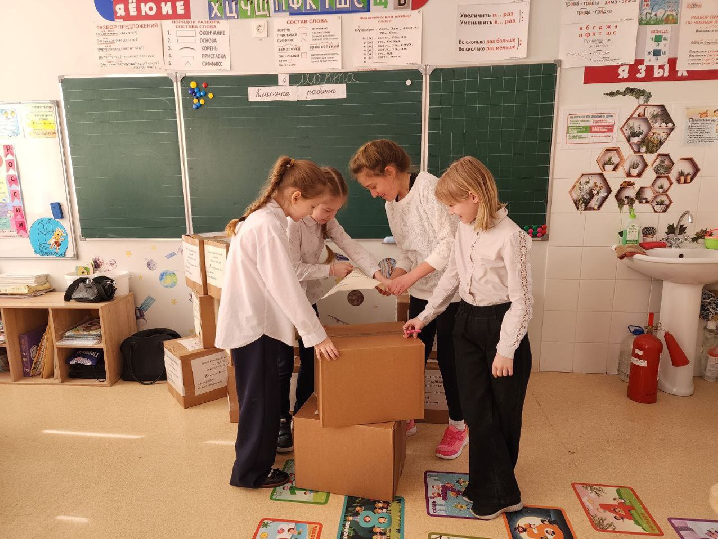 чехов, спецоперация, школа, помощь, военнослужащий,