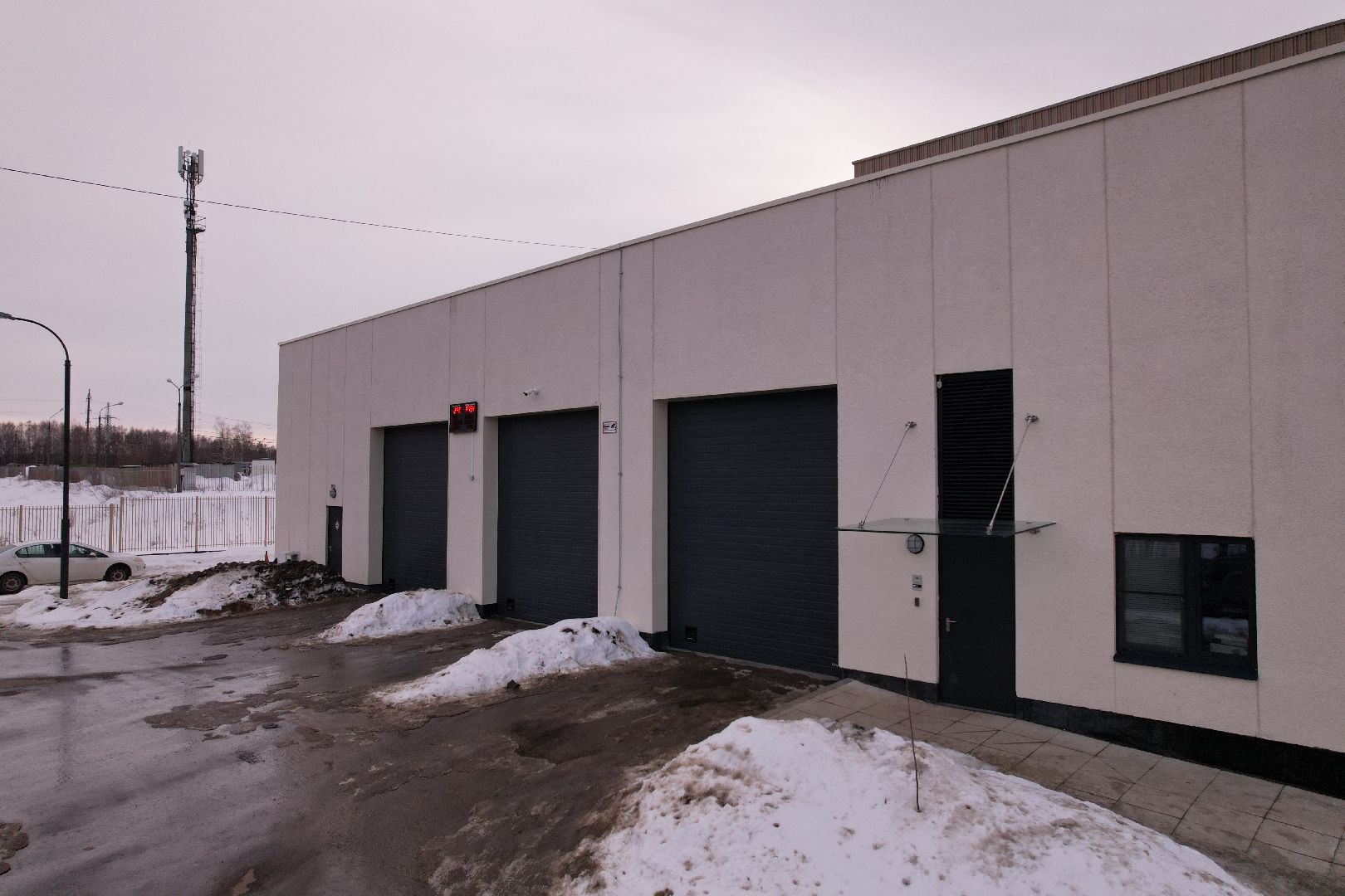 видео с коптера, скорая, подстанция,