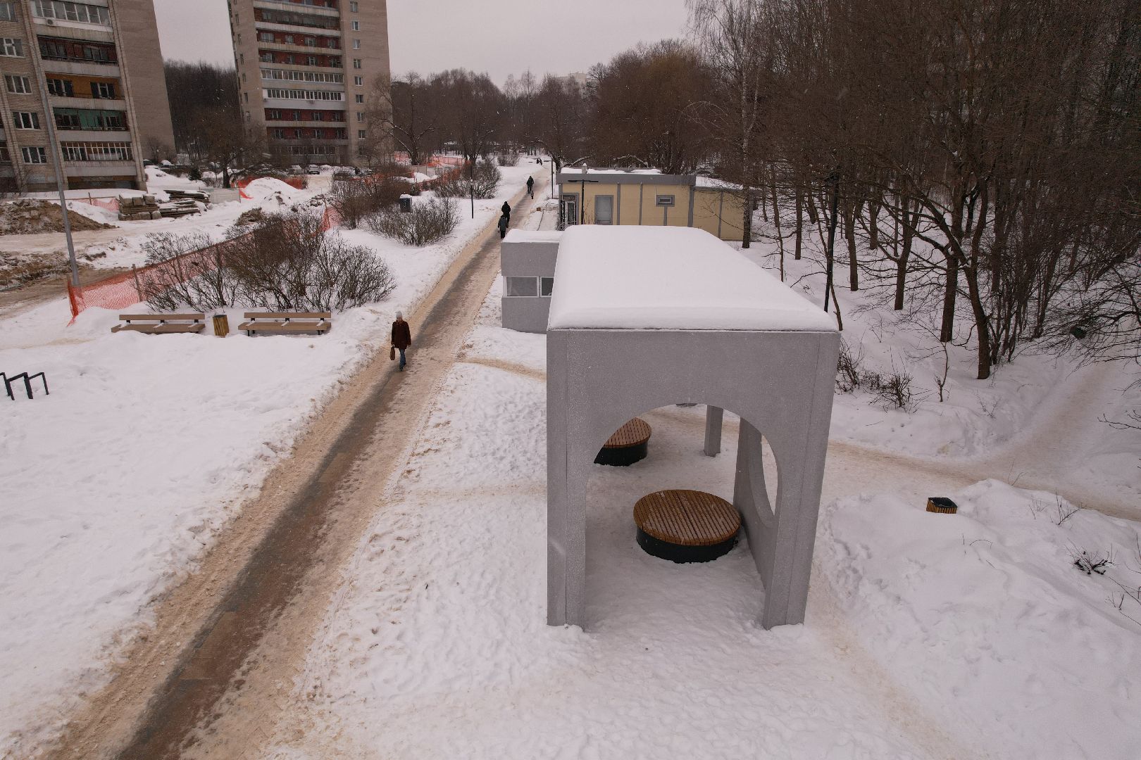 видео с коптера, протвино, благоустройство,