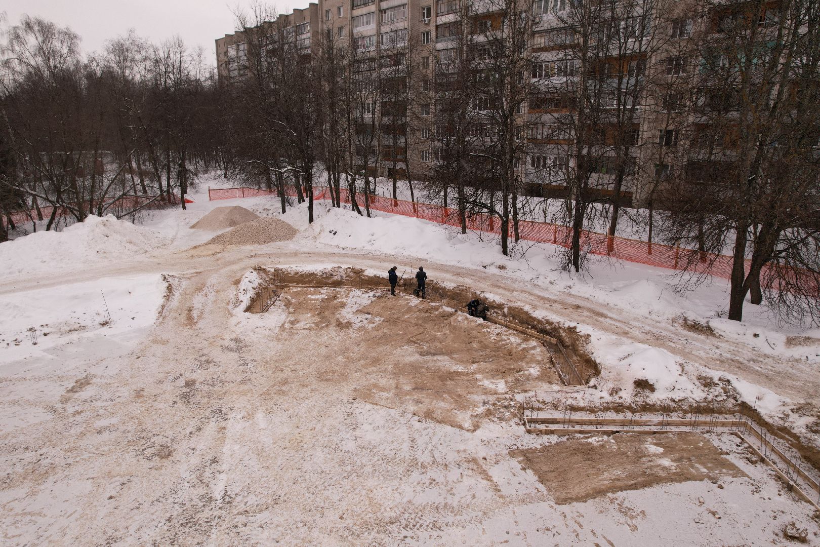 видео с коптера, протвино, благоустройство,