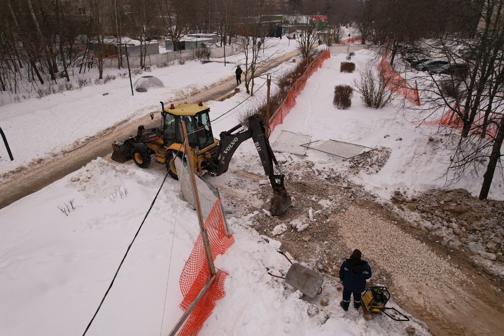 видео с коптера, протвино, благоустройство,