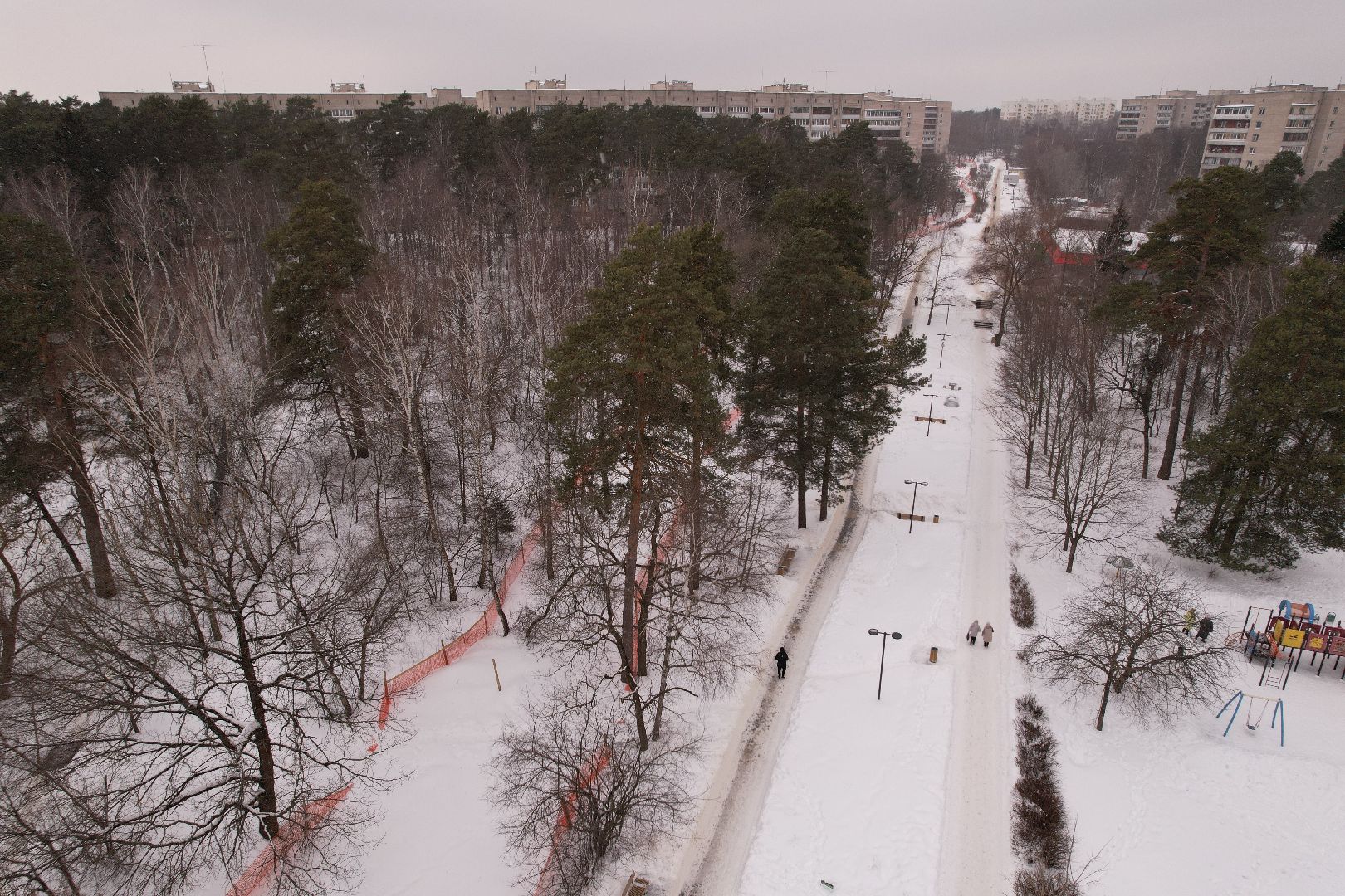 видео с коптера, протвино, благоустройство,