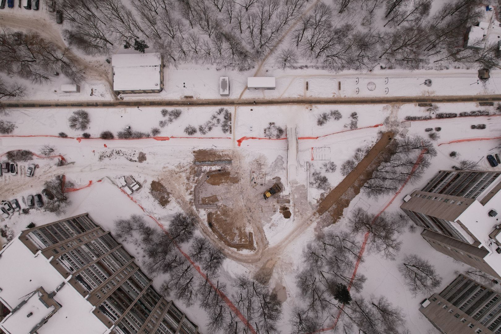 видео с коптера, протвино, благоустройство,