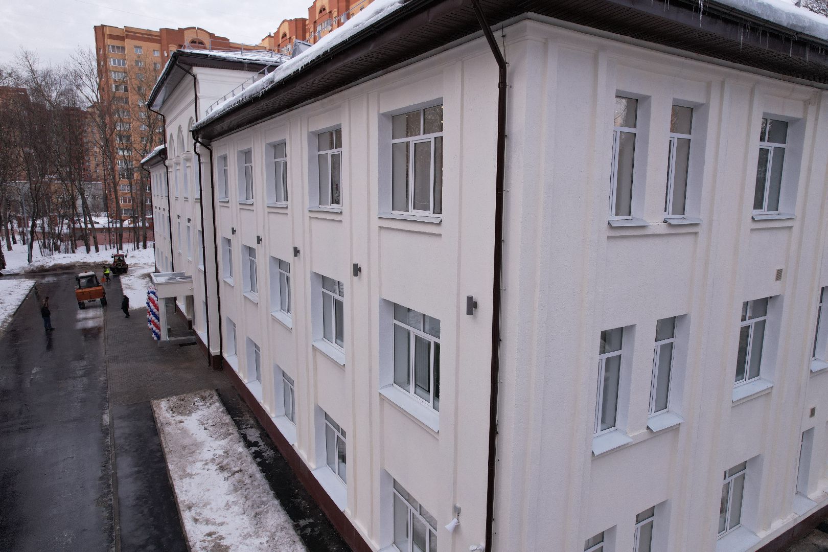 видео с коптера, мытищи, дети, детский центр,