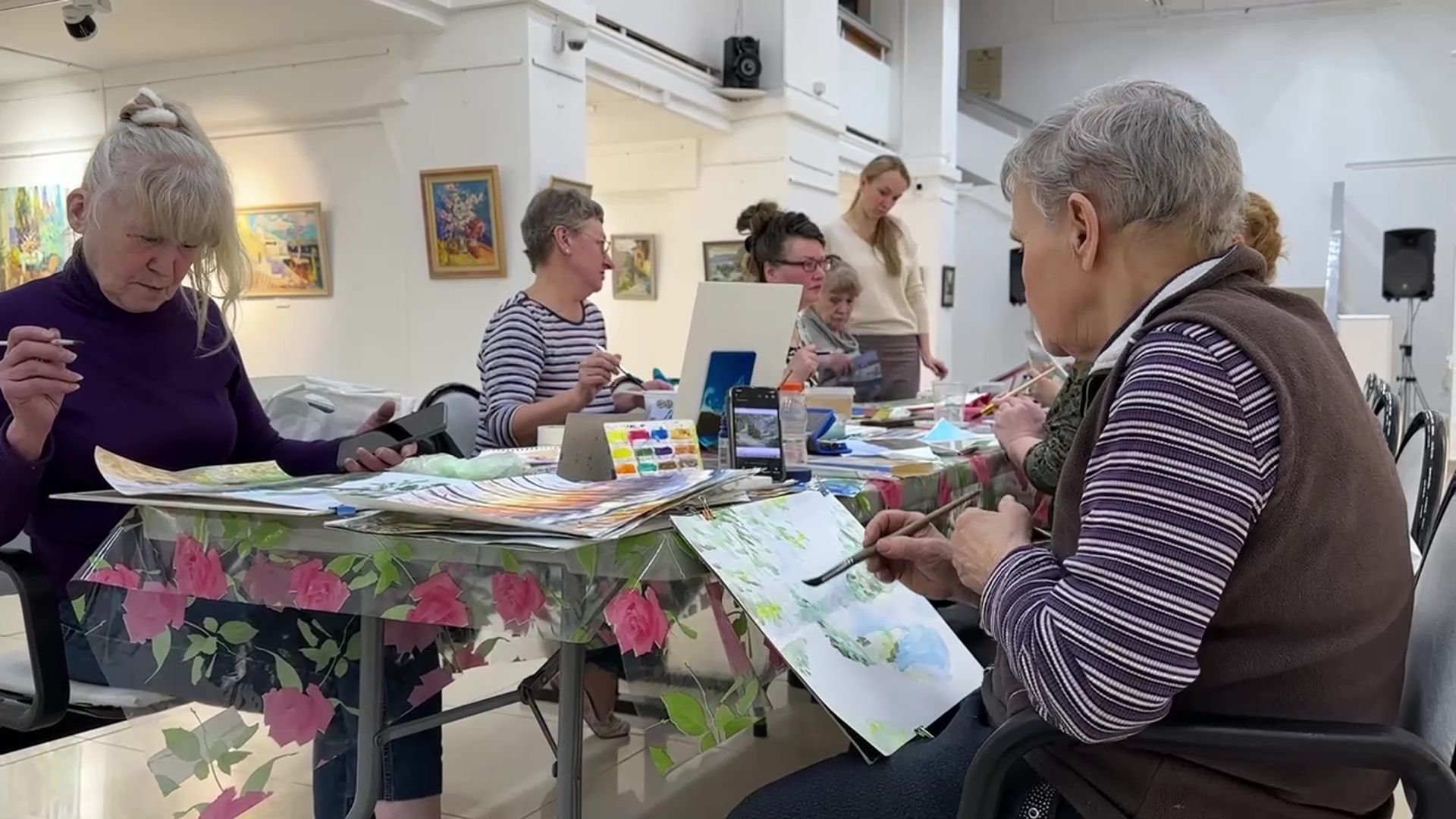 Реутов, музей, рисование, кисти, мастер-класс, живопись,