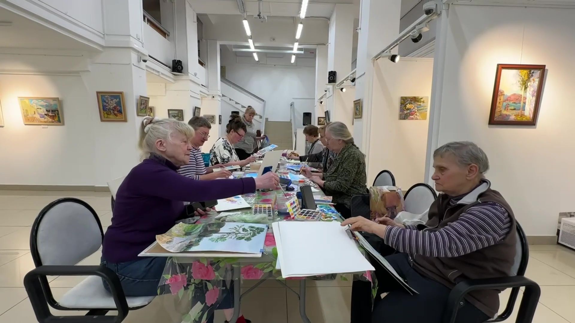 Реутов, музей, рисование, кисти, мастер-класс, живопись,