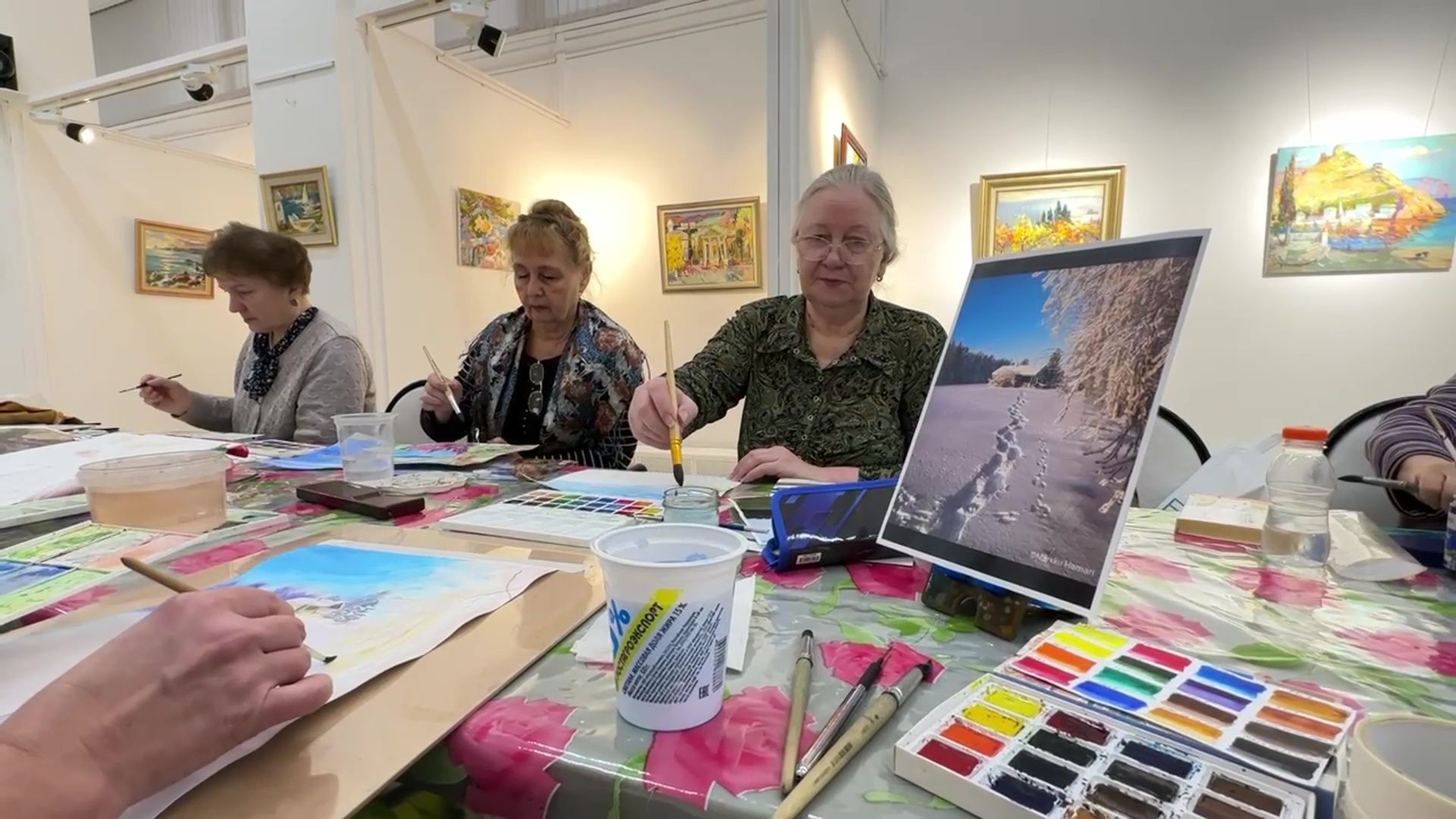 Реутов, музей, рисование, кисти, мастер-класс, живопись,
