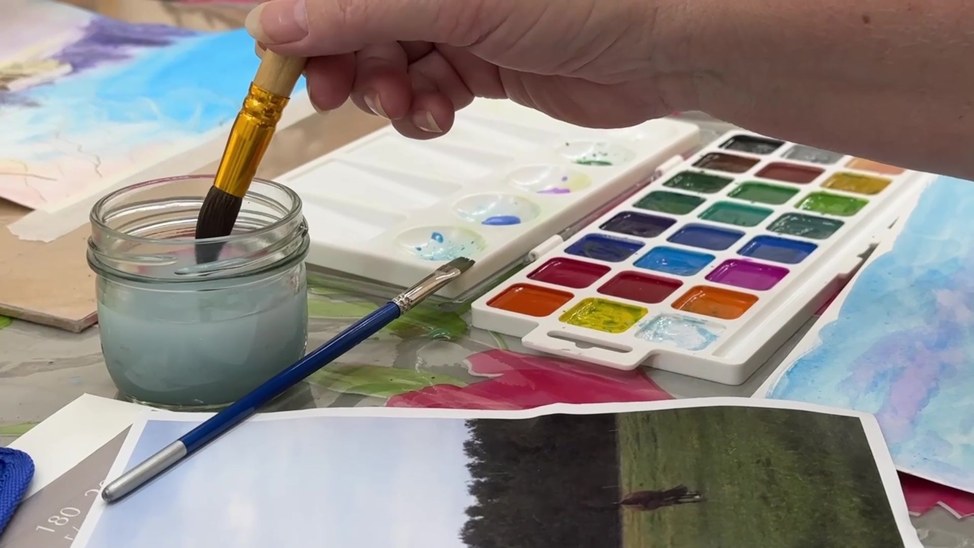 Реутов, музей, рисование, кисти, мастер-класс, живопись,