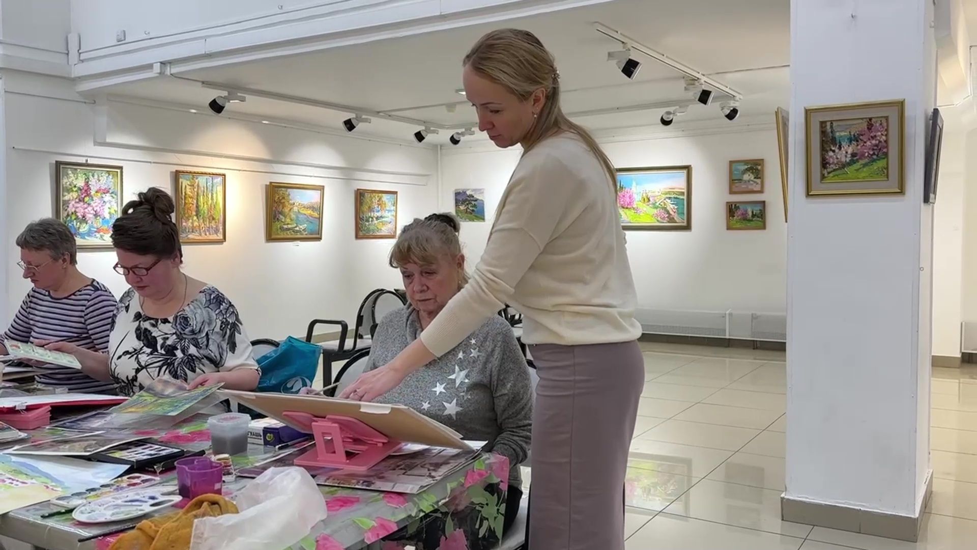 Реутов, музей, рисование, кисти, мастер-класс, живопись,