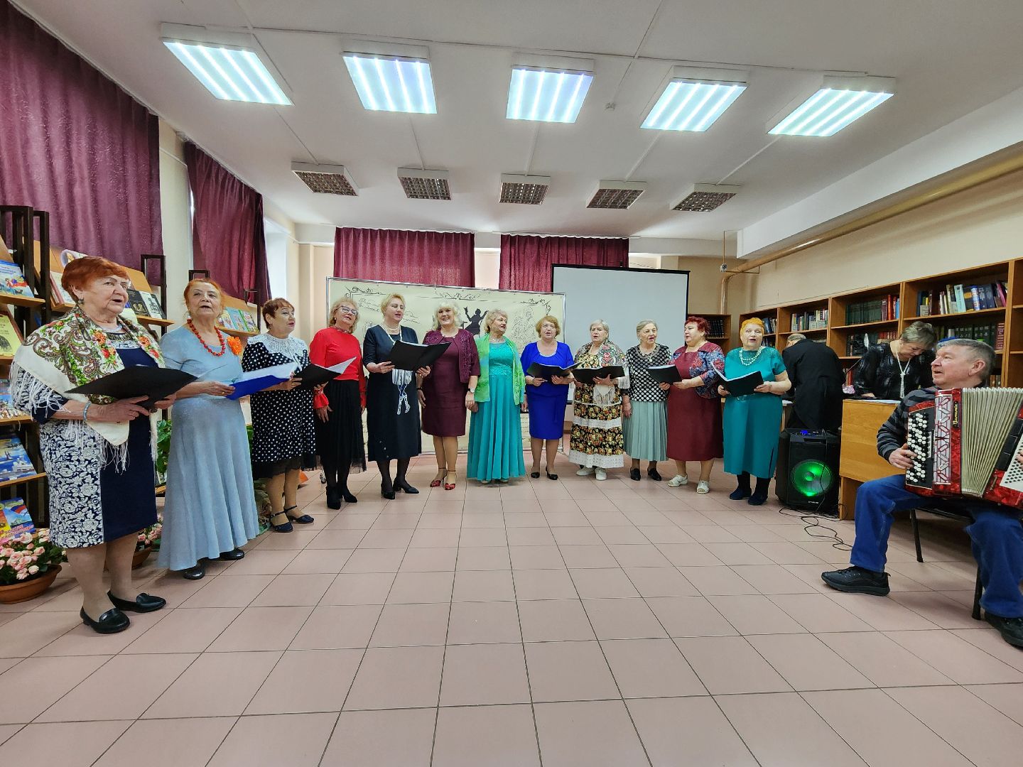 ногинск, библиотека, активное долголетие, 8 марта,