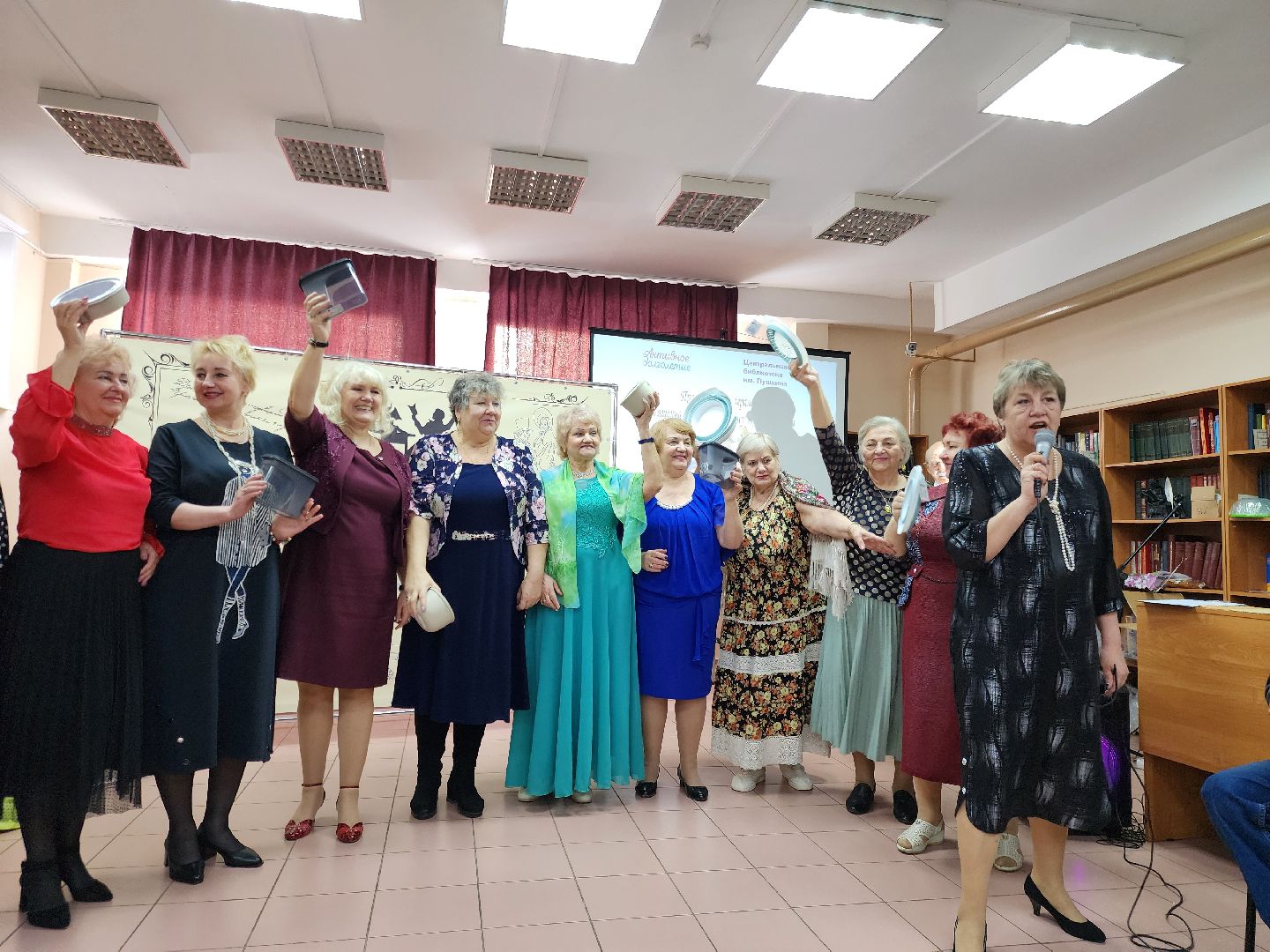 ногинск, библиотека, активное долголетие, 8 марта,