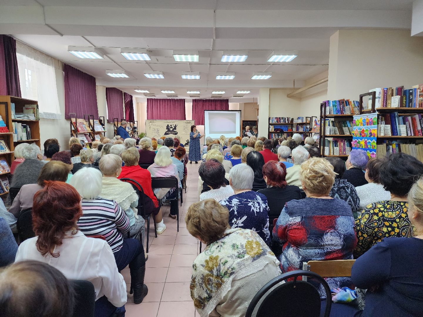 ногинск, библиотека, активное долголетие, 8 марта,