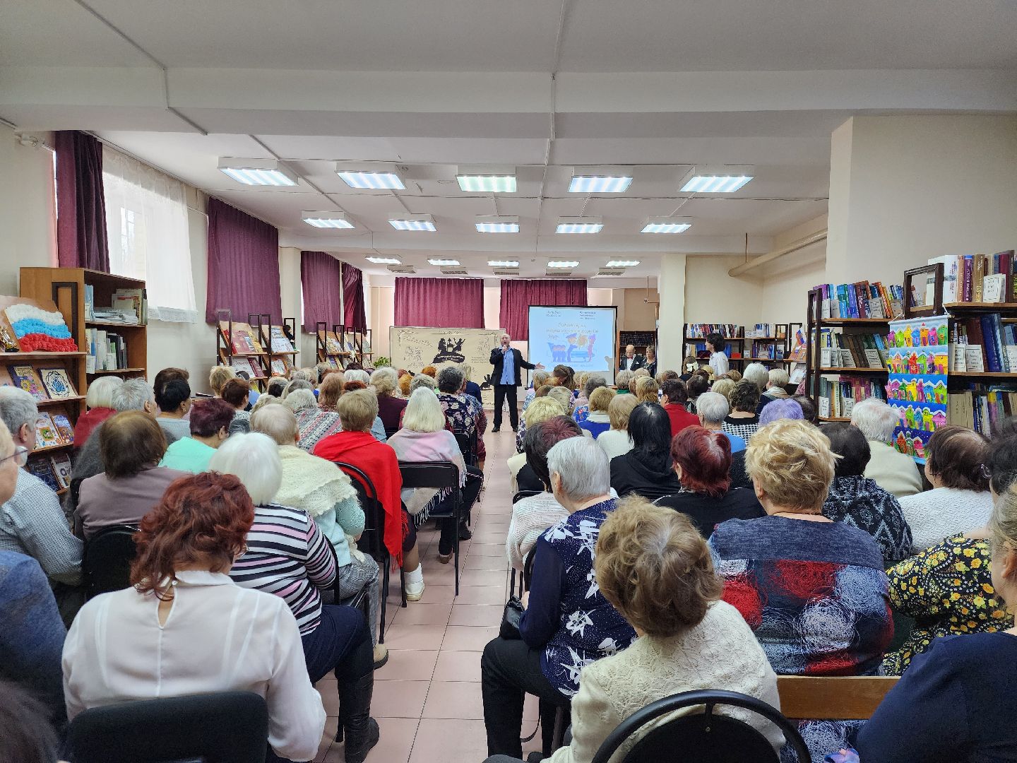 ногинск, библиотека, активное долголетие, 8 марта,