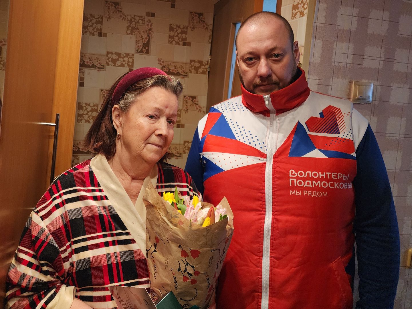 Подольск, 8 Марта, Поздравления, волонтеры подмосковья,