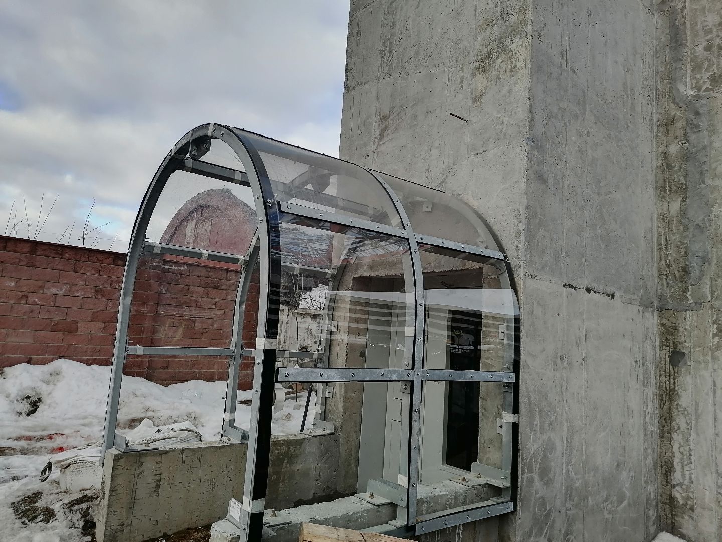 Остекление, мост,Шереметьево,