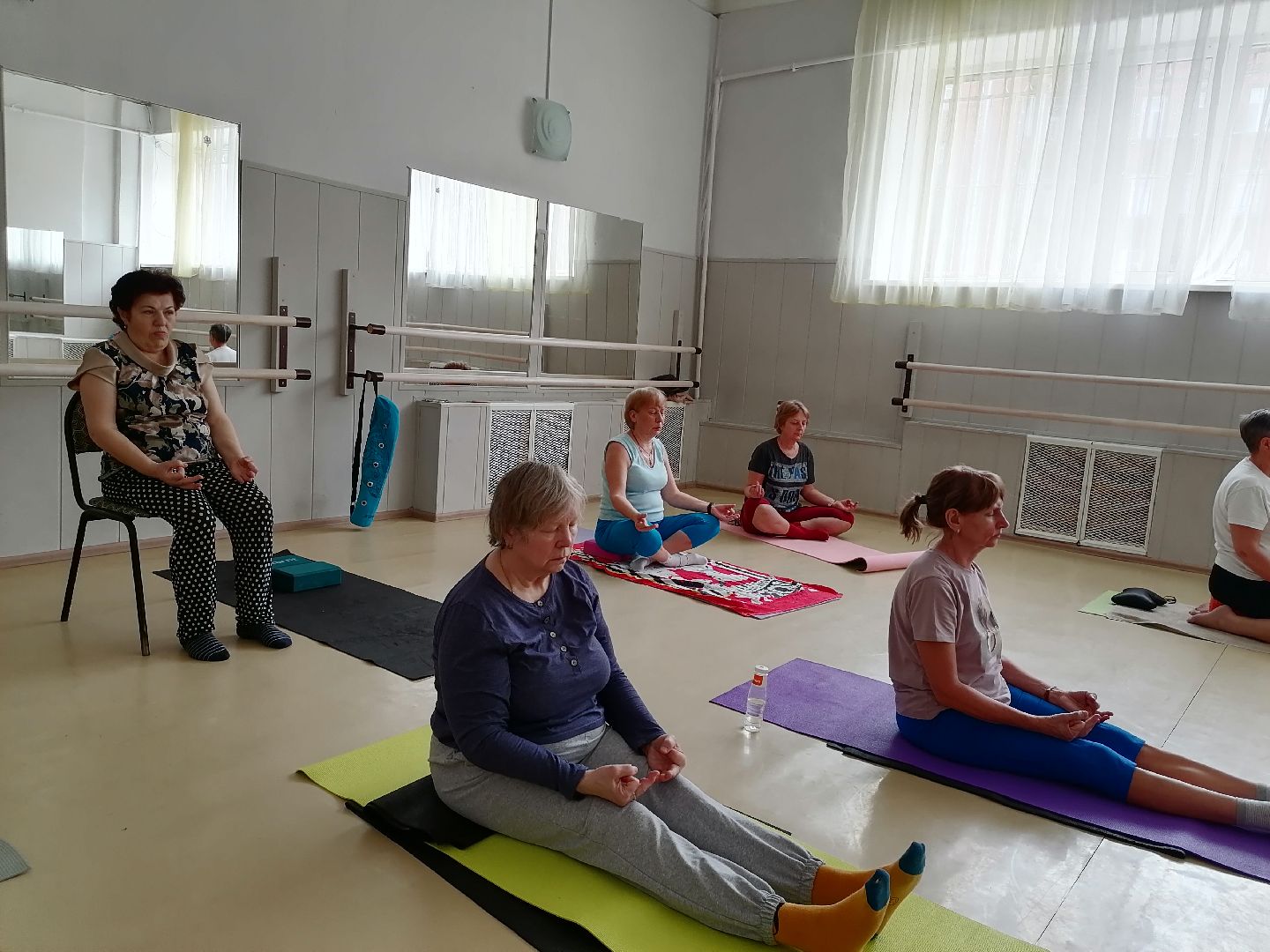 Йога, спорт в подмосковье, активное долголетие,