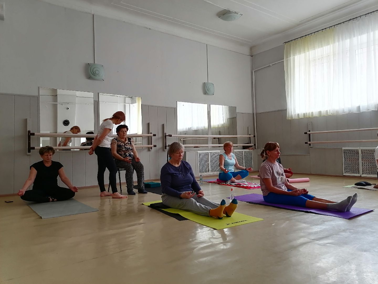 Йога, спорт в подмосковье, активное долголетие,