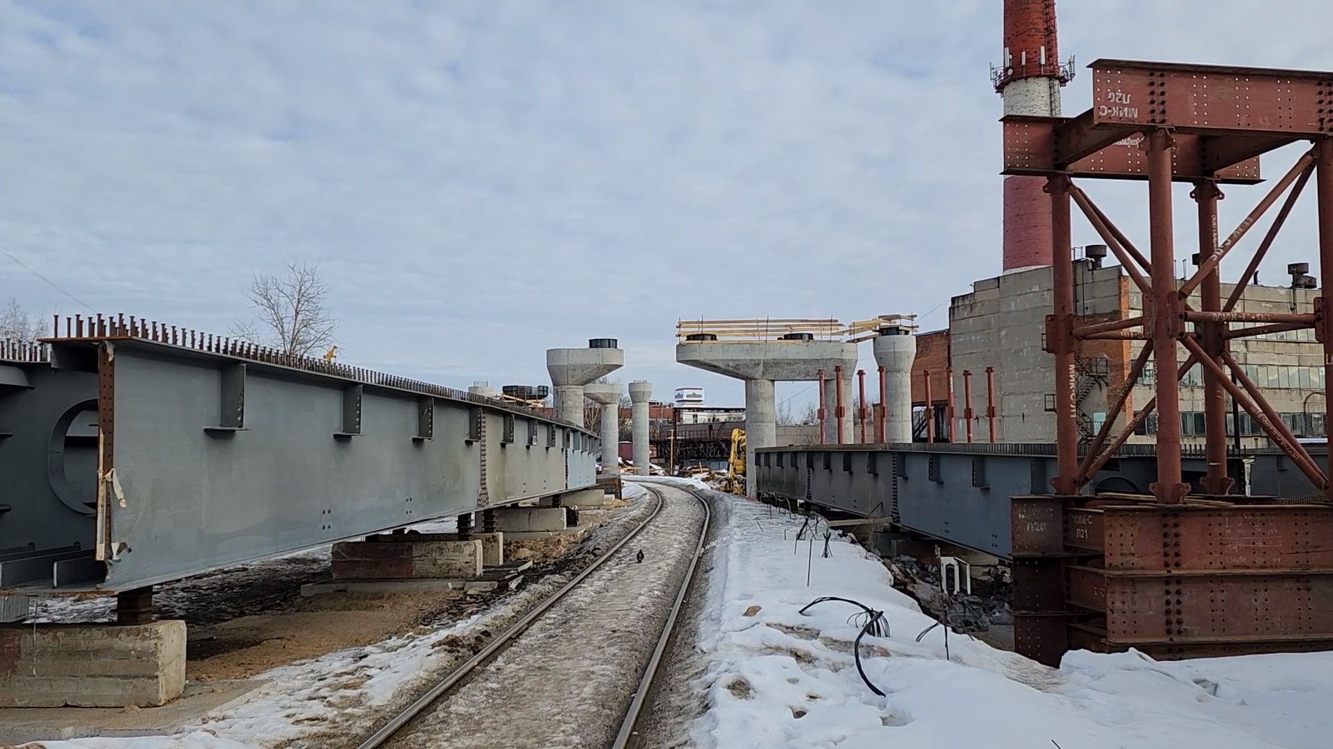 Одинцово, строительство, цкад, дороги, мост, путепровод,