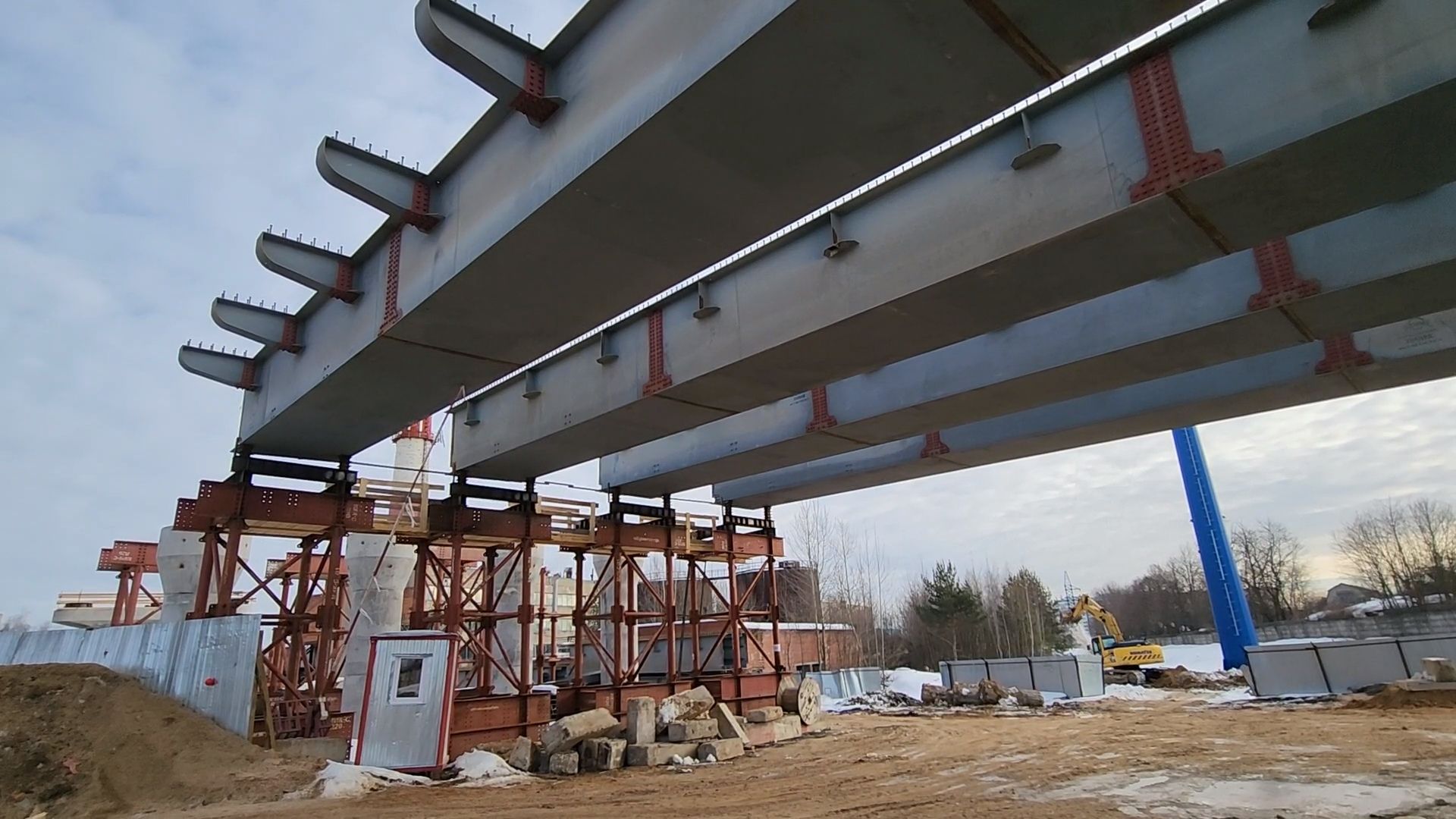 Одинцово, строительство, цкад, дороги, мост, путепровод,